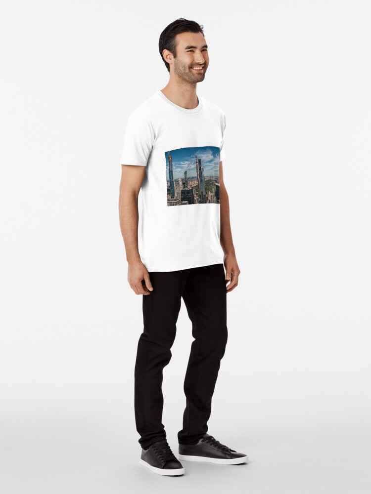 Thumbnail 3 of 6, Premium T-Shirt, A view from the top. designed and sold by Scooterbob.