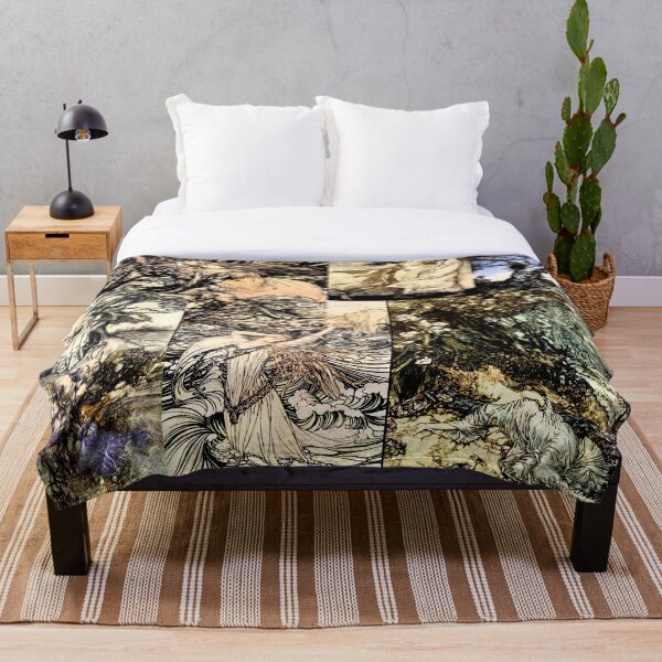 Rackham Revelry Throw Blanket