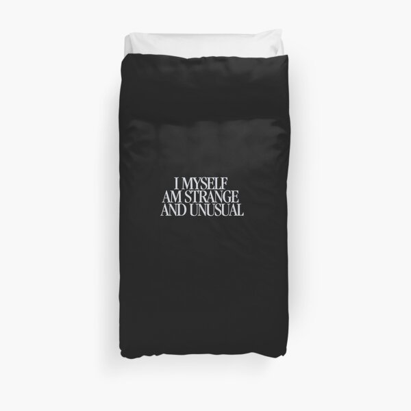 Beetlejuice - I myself am strange and unusual Duvet Cover