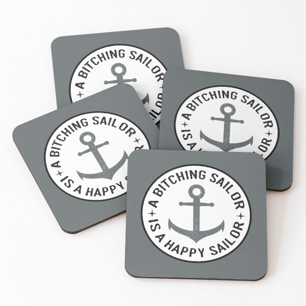Item preview, Grey Anchor A Bitching Sailor is a Happy Sailor designed and sold by HighBrowDesigns.