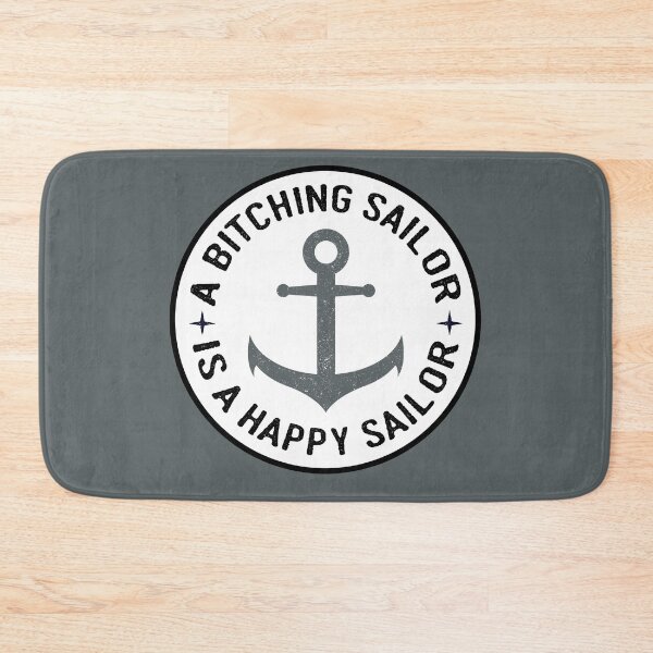 Item preview, Grey Anchor A Bitching Sailor is a Happy Sailor designed and sold by HighBrowDesigns.