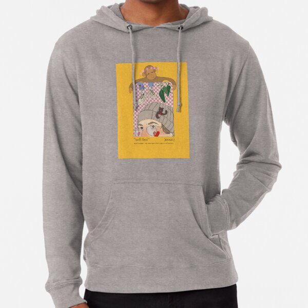 Yellow soft outlet boi hoodie