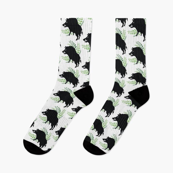 Item preview, Wild Boar and Fern Design designed and sold by NixieNoo.