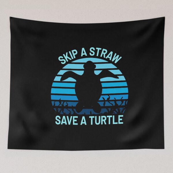 Item preview, Skip A Straw Save A Turtle Gift - Help the Ocean designed and sold by cottonklub.