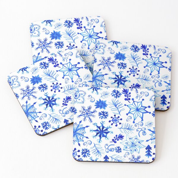Item preview, Snowflakes and winter motive xmas pattern designed and sold by RAWWR.