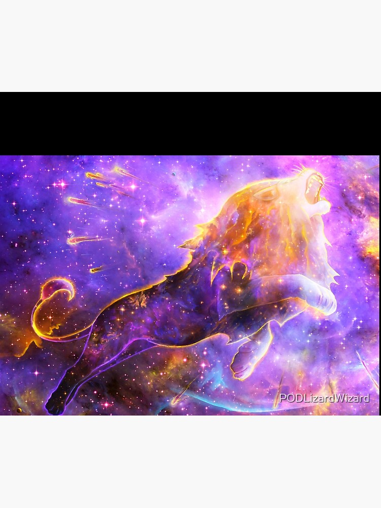 Space discount lion tapestry