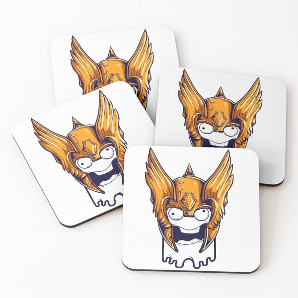 Item preview, Crazy funny viking ghost emoji Yellow designed and sold by aventi24.