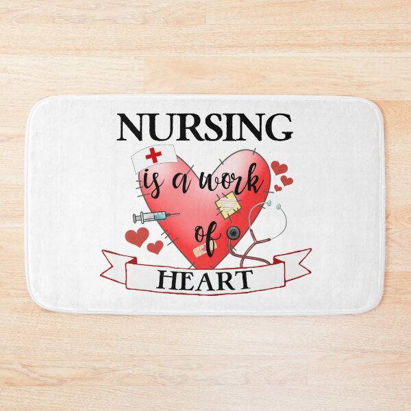 Item preview, Nursing Is a Work of Heart designed and sold by Jenn Graham.
