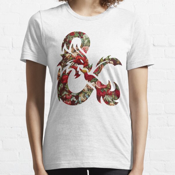 Item preview, D&D floral logo designed and sold by magpieethics.