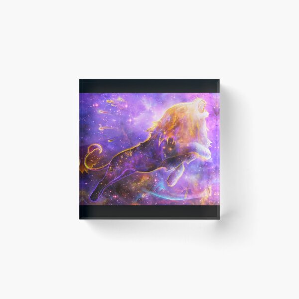 Item preview, Galaxy Spirit Space Lion Spacescape designed and sold by PODLizardWizard.
