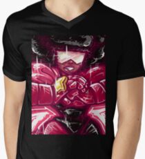 Painted Garnet V-Neck T-Shirt