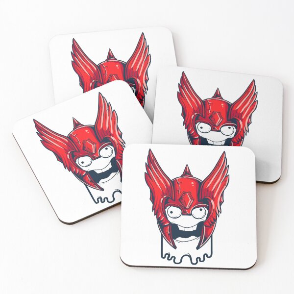 Item preview, Crazy funny viking ghost emoji Insane Red designed and sold by aventi24.