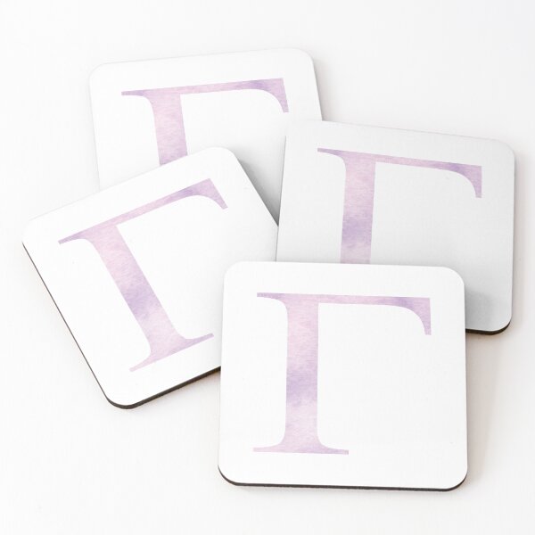 Item preview, Greek Letter Gamma | Purple Watercolor Design designed and sold by logankinkade.