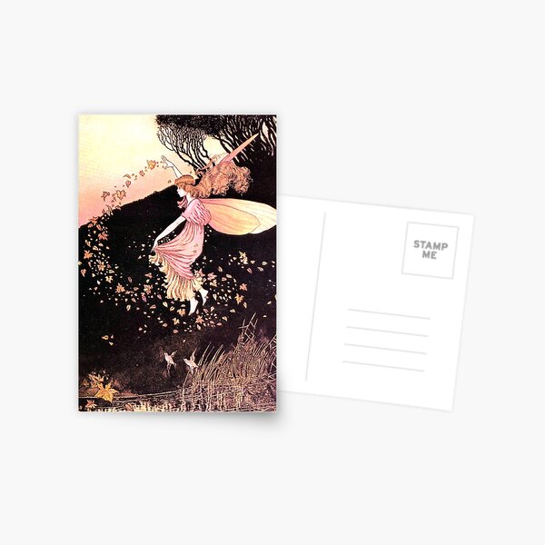 Vista previa del artículo con la obra «Hada de otoño - Ida Rentoul Outhwaite», diseñado y vendido por forgottenbeauty.