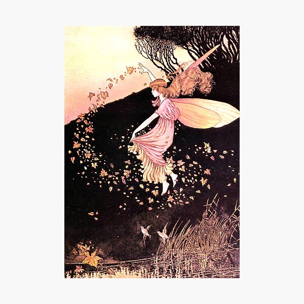 Item preview, Autumn Fairy - Ida Rentoul Outhwaite designed and sold by forgottenbeauty.