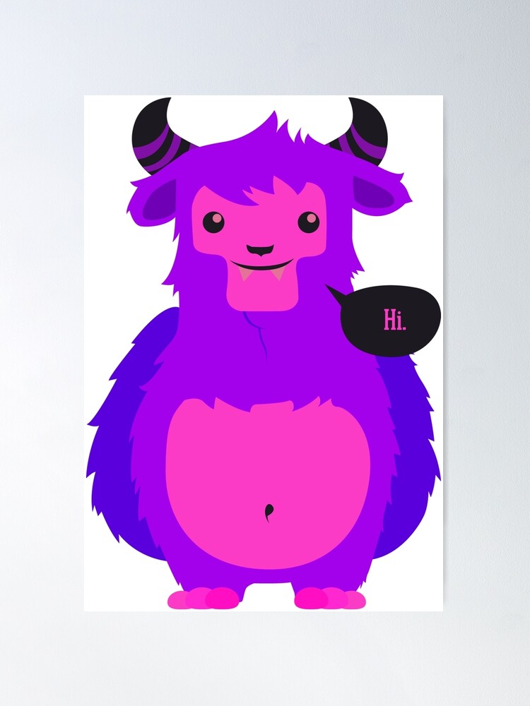 Purple Yeti Logo Sticker for Sale by ZenonIglecias