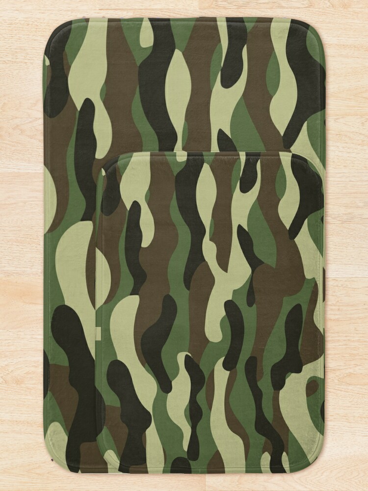Alternate view of Camouflage Camo Military Design Bath Mat