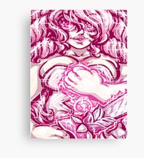 Painted Rose Canvas Print