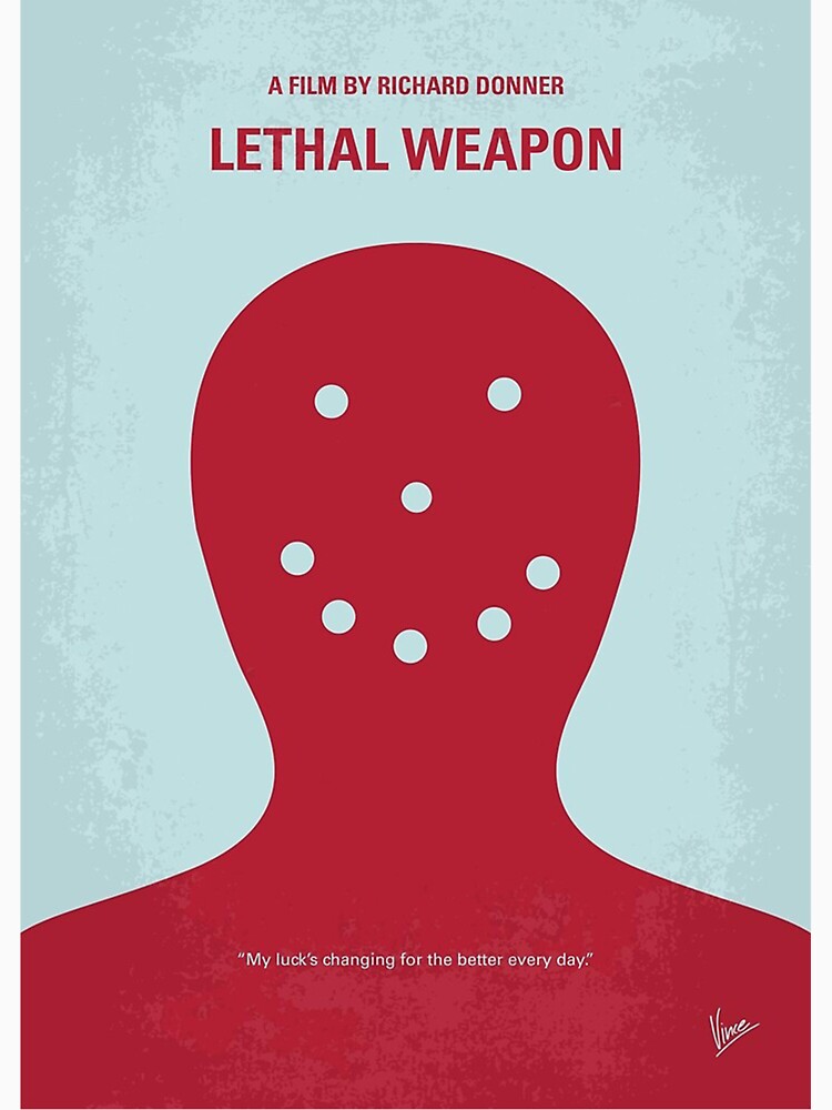 Discover Camiseta Película Lethal Weapon Arma Letal para Hombre Mujer