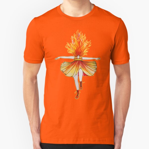 Girl on fire by Studinano Slim Fit T-Shirt