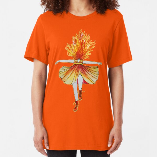 Girl on fire by Studinano Slim Fit T-Shirt