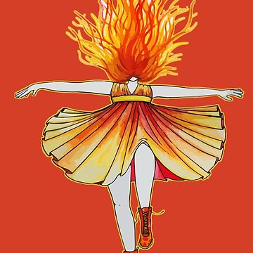 Artwork thumbnail, Girl on fire by Studinano by studinano