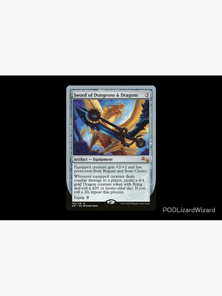 Sword of Dungeons and Dragons Funny MTG Card" Zipper Pouch for Sale by  PODLizardWizard | Redbubble