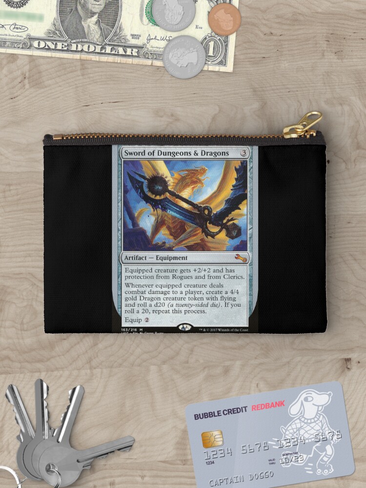 Sword of Dungeons and Dragons Funny MTG Card" Zipper Pouch for Sale by  PODLizardWizard | Redbubble