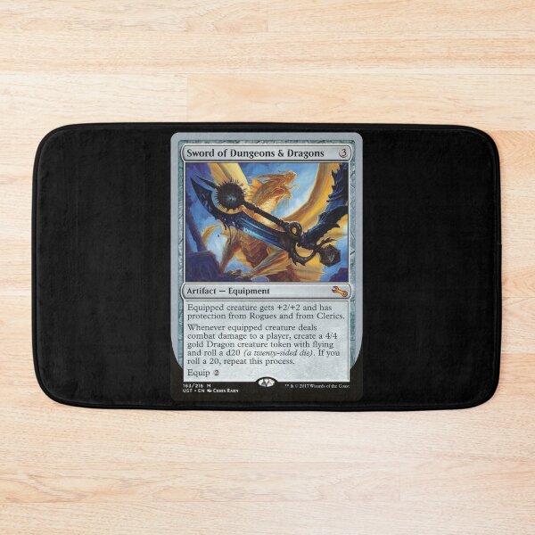 Item preview, Sword of Dungeons and Dragons Funny MTG Card designed and sold by PODLizardWizard.