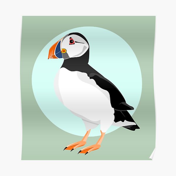 Puffin Poster