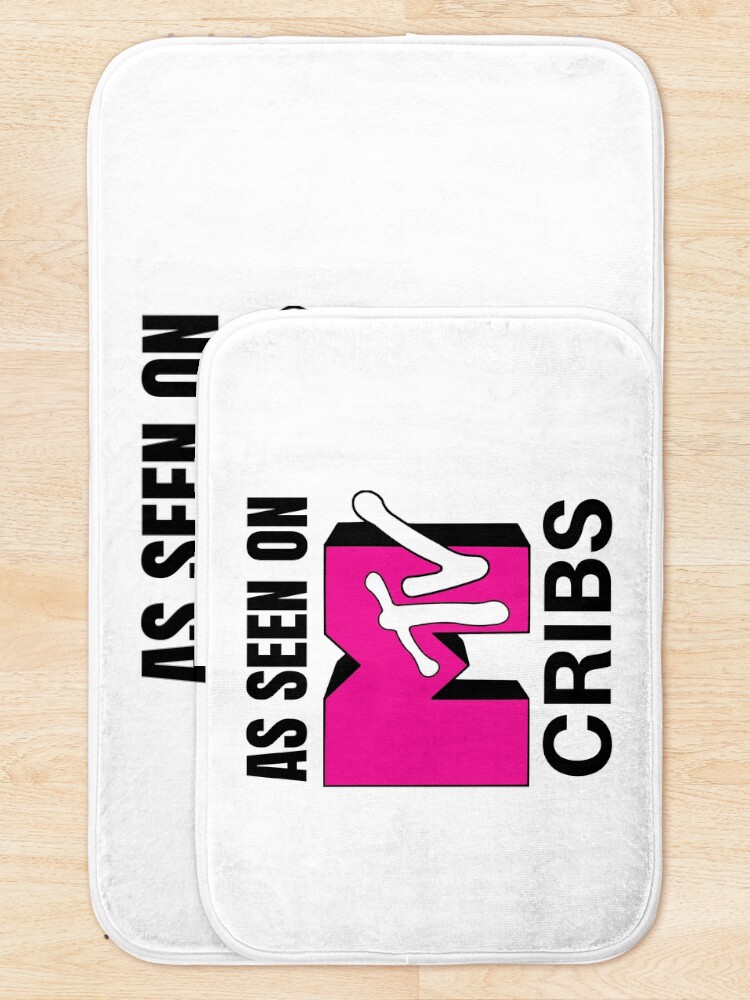 Alternate view of As Seen On MTV Cribs Pink Logo Bath Mat