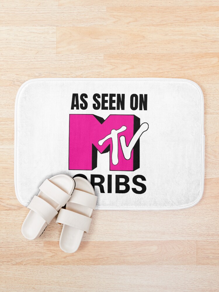 Alternate view of As Seen On MTV Cribs Pink Logo Bath Mat
