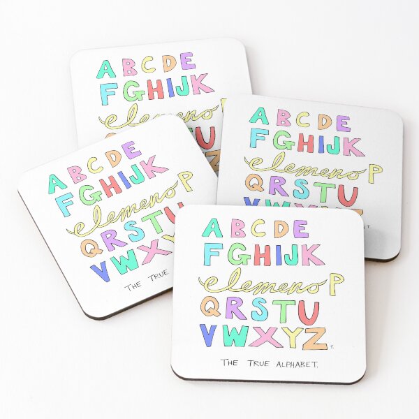 Item preview, True Alphabet designed and sold by Nonsensicolumn.