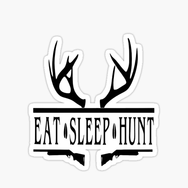 "Loves to Hunt, Hunter" Sticker for Sale by DZung123 Redbubble