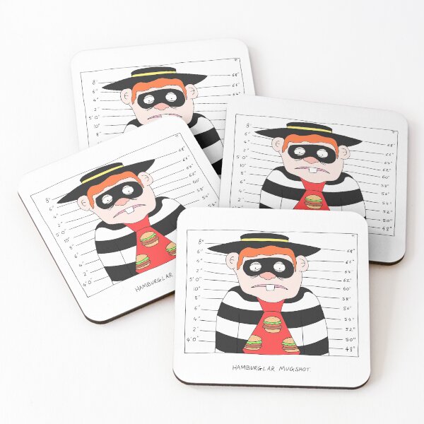 Item preview, Hamburglar Mugshot designed and sold by Nonsensicolumn.