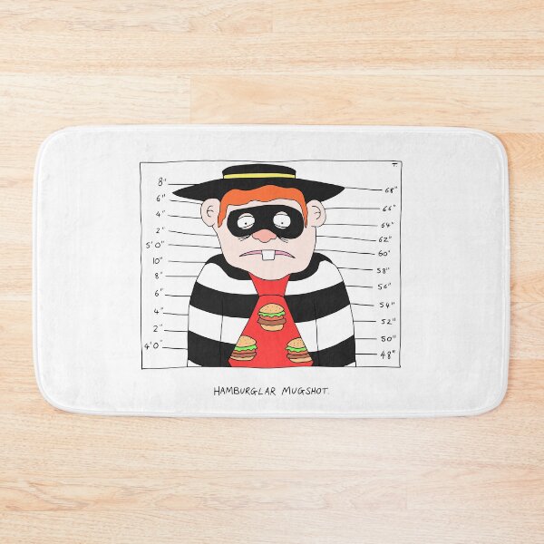 Item preview, Hamburglar Mugshot designed and sold by Nonsensicolumn.