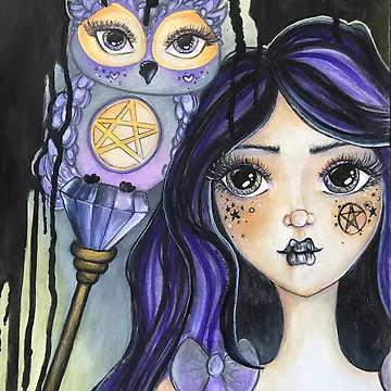 Artwork thumbnail, Oracle Owl by RuffledAndPunk