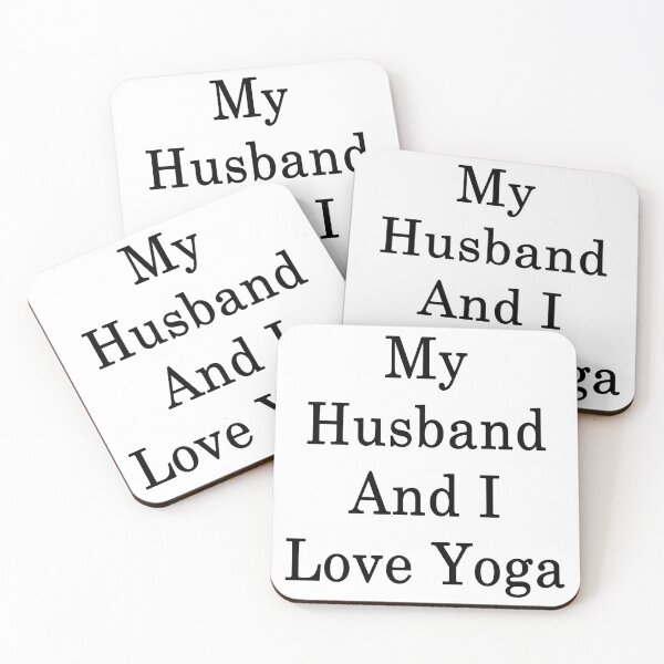 Item preview, My Husband And I Love Yoga  designed and sold by supernova23.