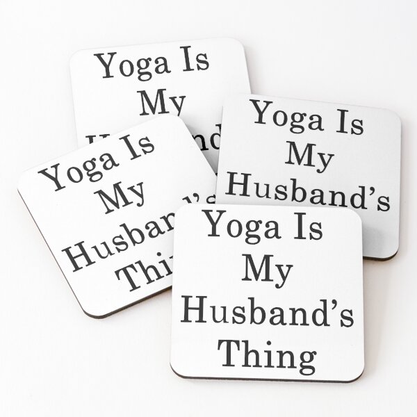 Item preview, Yoga Is My Husband's Thing  designed and sold by supernova23.