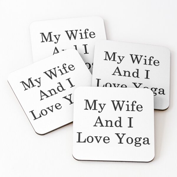 Item preview, My Wife And I Love Yoga  designed and sold by supernova23.