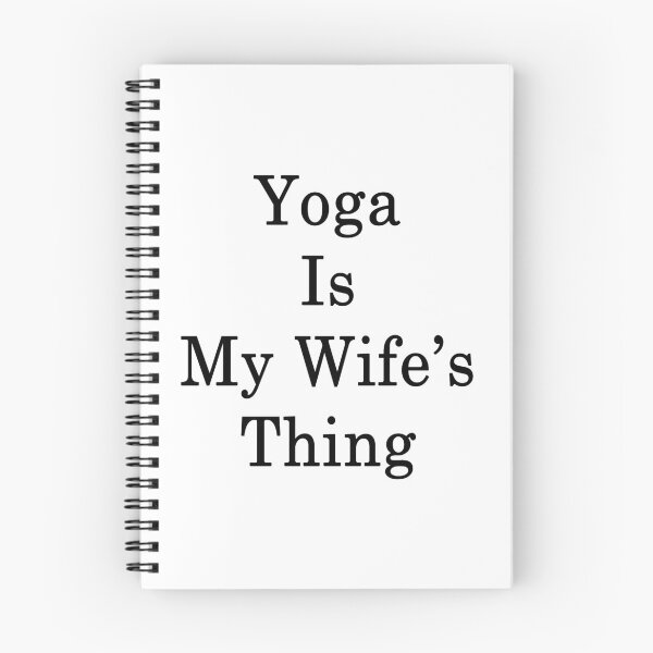 Item preview, Yoga Is My Wife's Thing  designed and sold by supernova23.