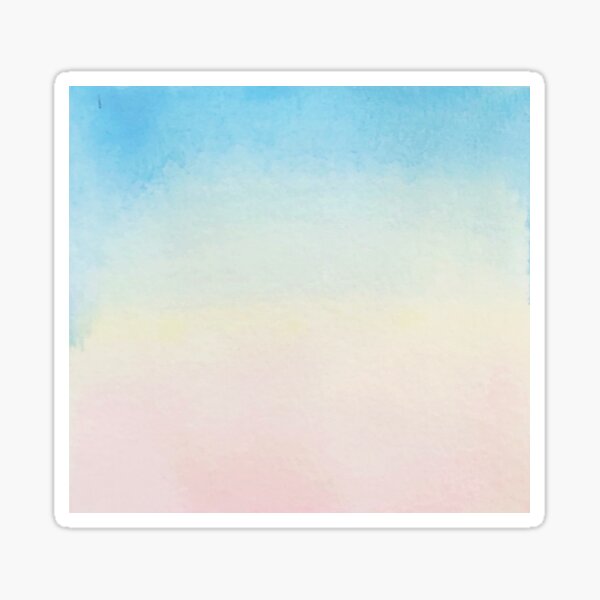 "Pastel Watercolor" Sticker for Sale by emilyhamer Redbubble