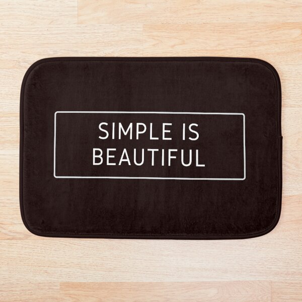 Item preview, Simple is Beautiful  designed and sold by ExpApparel.