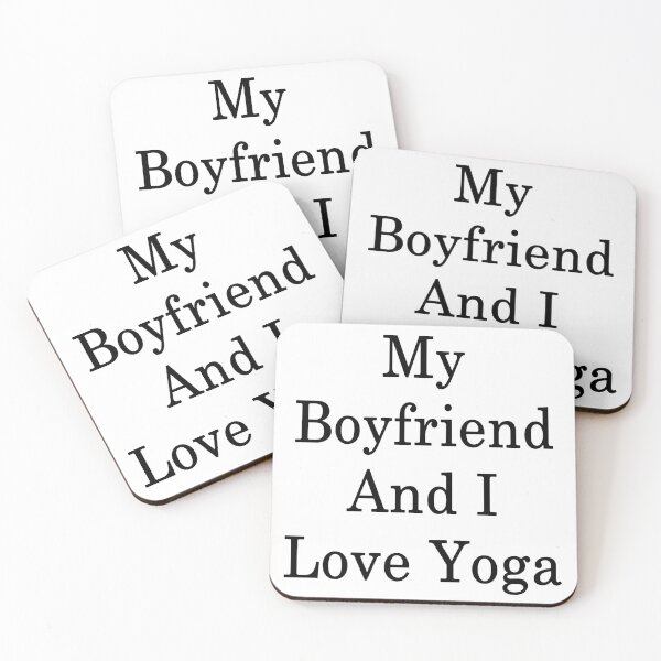 Item preview, My Boyfriend And I Love Yoga  designed and sold by supernova23.