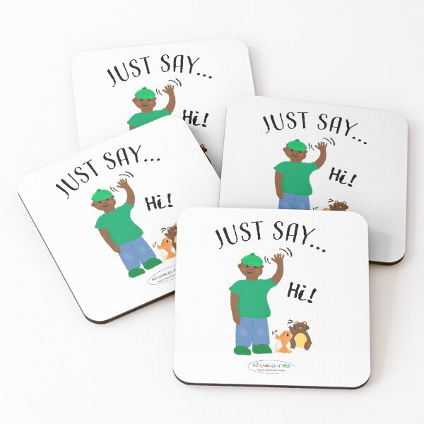Item preview, Adventures of Neo - Just Say Hi! (on white) designed and sold by AdventuresOfNeo.