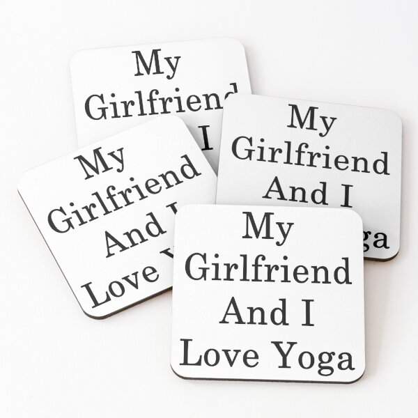 Item preview, My Girlfriend And I Love Yoga  designed and sold by supernova23.