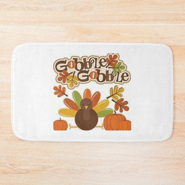 Item preview, Gobble Gobble Turkey Thanksgiving decor, stickers and apparel.     designed and sold by lduke47.
