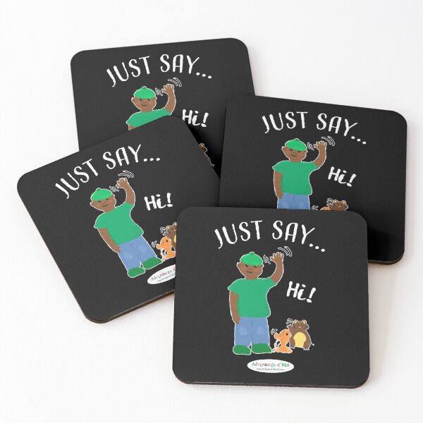 Item preview, Adventures of Neo - Just Say Hi! (on black) designed and sold by AdventuresOfNeo.