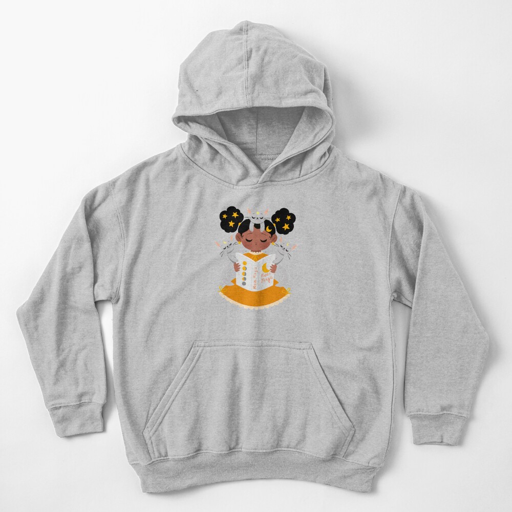 Moon Witch Kids Pullover Hoodie