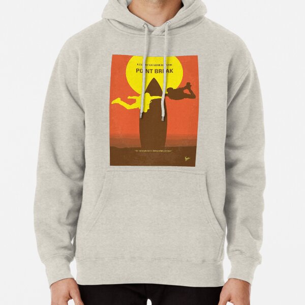 No455- Point Break minimal movie poster Pullover Hoodie